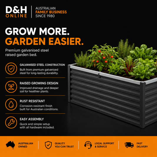 Greenfingers Raised Garden Bed Planter Box – 320 x 80 x 77cm