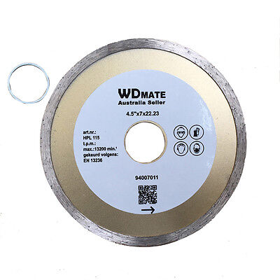 115mm Wet Continuou Saw BladeDiamond Cutting Disc 4.5" 20/22.2mm Tile Marble