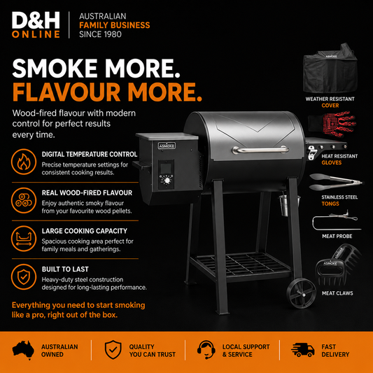 Asmoke AS500N-2 Wood Pellet Grill – Silver