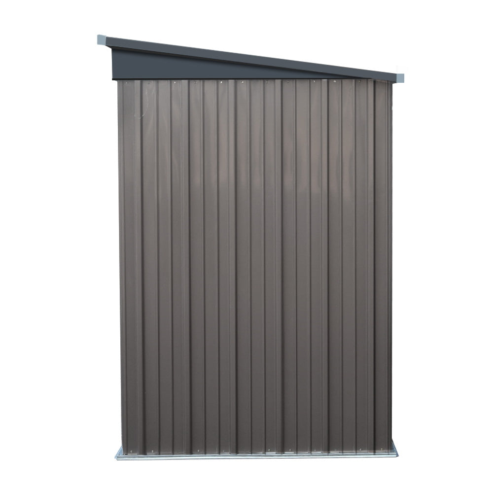 Giantz Garden Shed 1.95x1.31M Sheds Outdoor Storage Steel Workshop House Tool Double Door