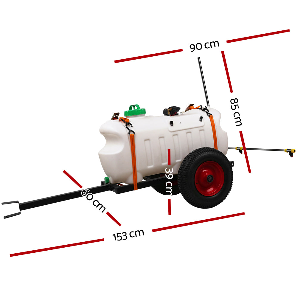 Giantz 100L Trailer Weed Sprayer with 1.5M Boom