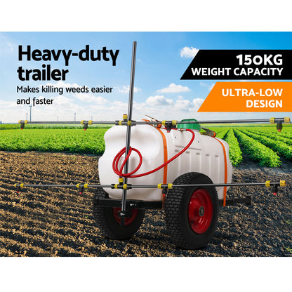 Giantz 100L Trailer Weed Sprayer with 1.5M Boom