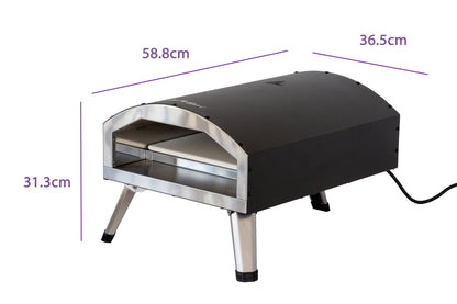 Compact and Portable 12" Outdoor Electric Pizza Oven