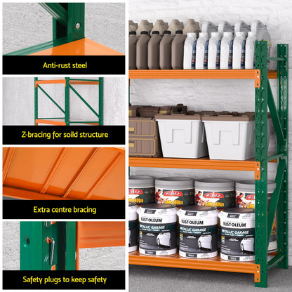 Giantz 1.2Mx1.5M Garage Shelving Warehouse Rack