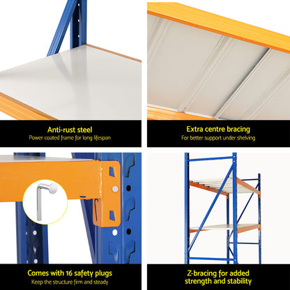 Giantz Garage Shelving Rack – 2M x 2M Heavy Duty Storage Shelf