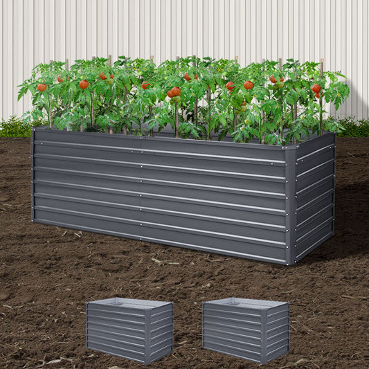 Greenfingers Raised Garden Bed Planter Box – 240 x 80 x 77cm