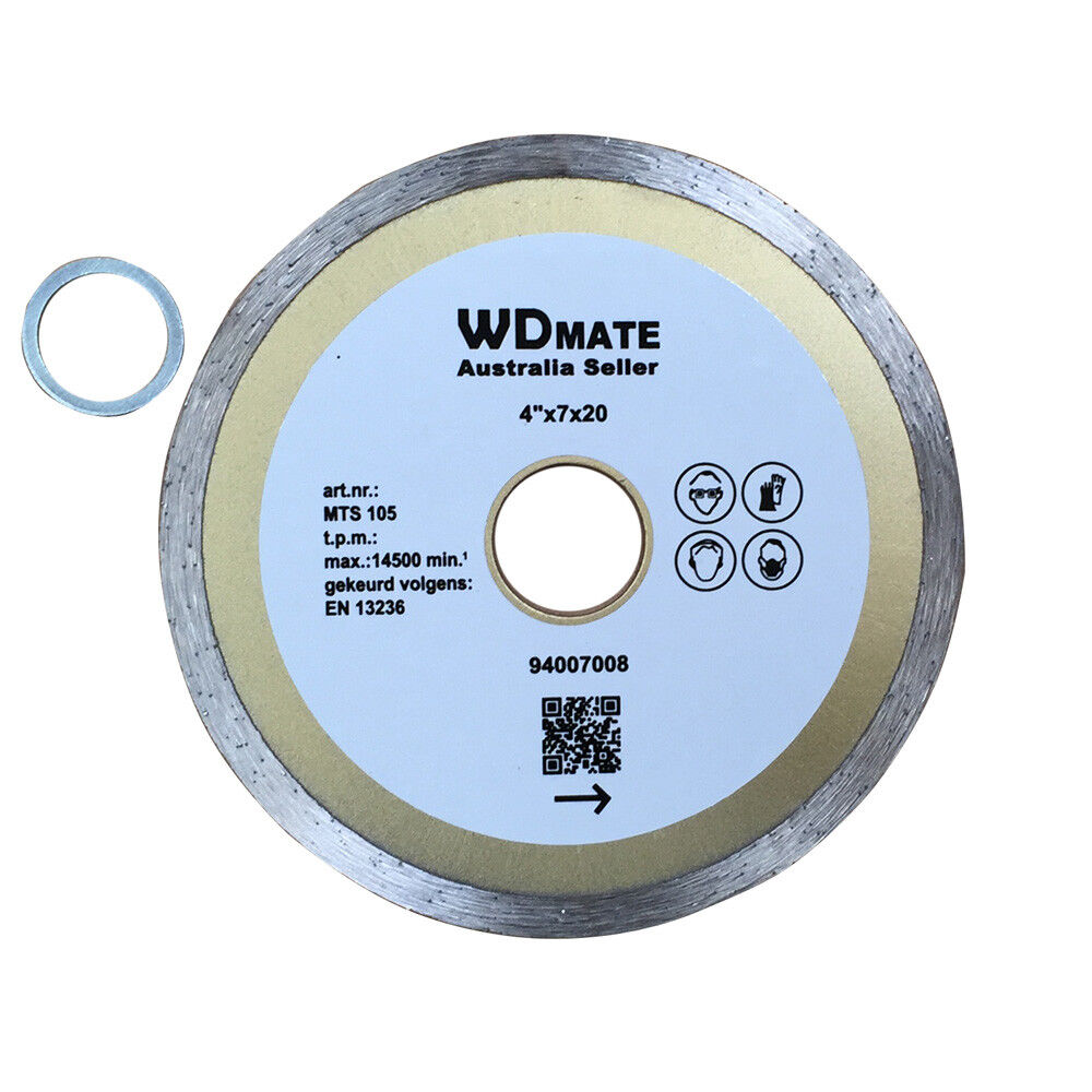 105mm Wet Diamond Saw Blade Segmented Cutting Disc Wheel 4" Tile Brick 94007008