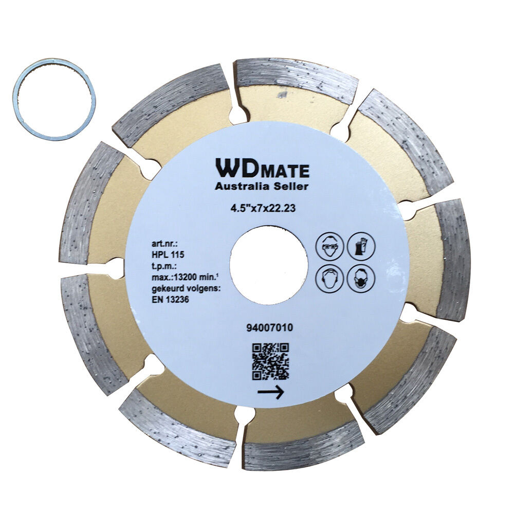 3x Dry Saw Blade Cutting Segment Diamond Wheel 115mm Disc Tile Brick 4.5 Grinder