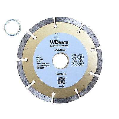 125mm Dry Segment Circular Diamond Saw Blade 5" Cutting Disc 20/22mm Tile Marble