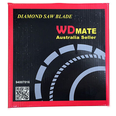 2x Diamond Cutting Blade 180mm 2.4*7.0mm 7" Dry Segment Saw Disc 25.4/22.23mm