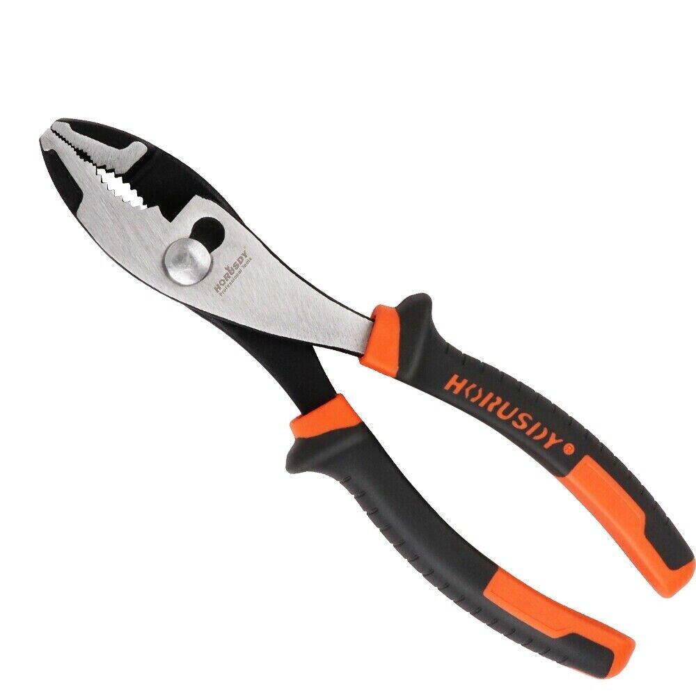 8" Slip Joint Pliers Adjustable Heavy Duty Jars Non-Slip Grip Handle 200mm